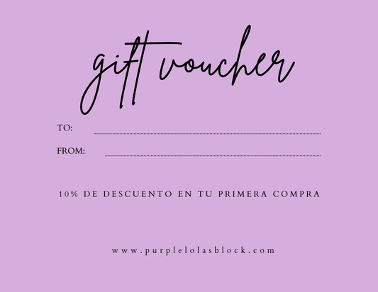 Purple Lola's Block Gift Card