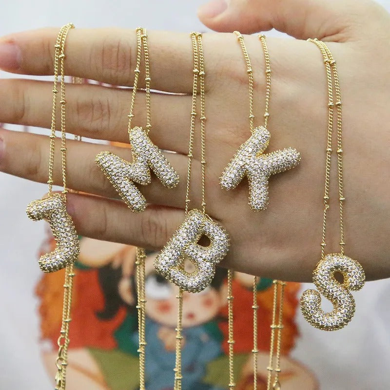 Letter Pendant Necklace