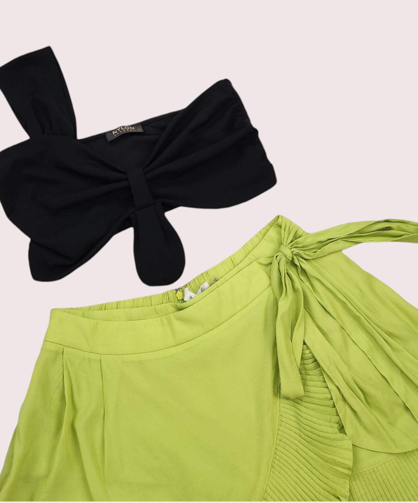 Lime Skort