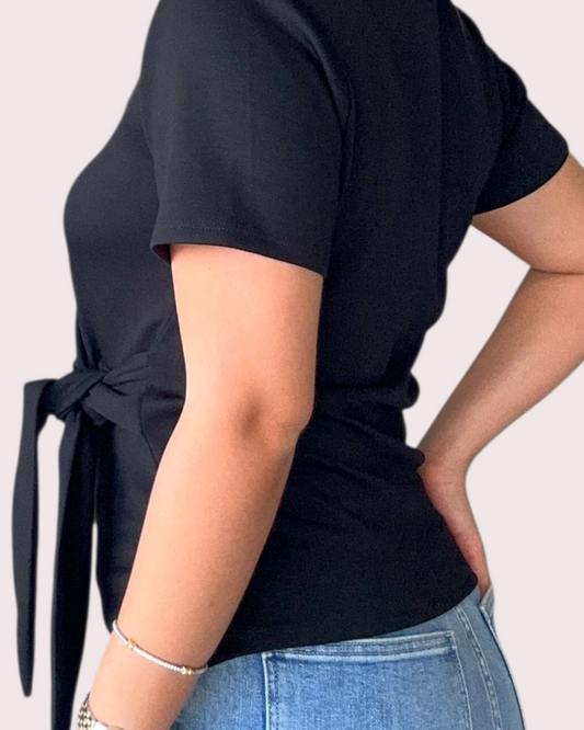 Liz Black Top