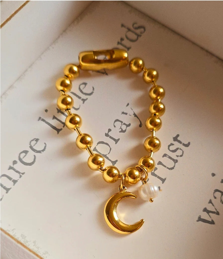Chunky Moon Bracelet