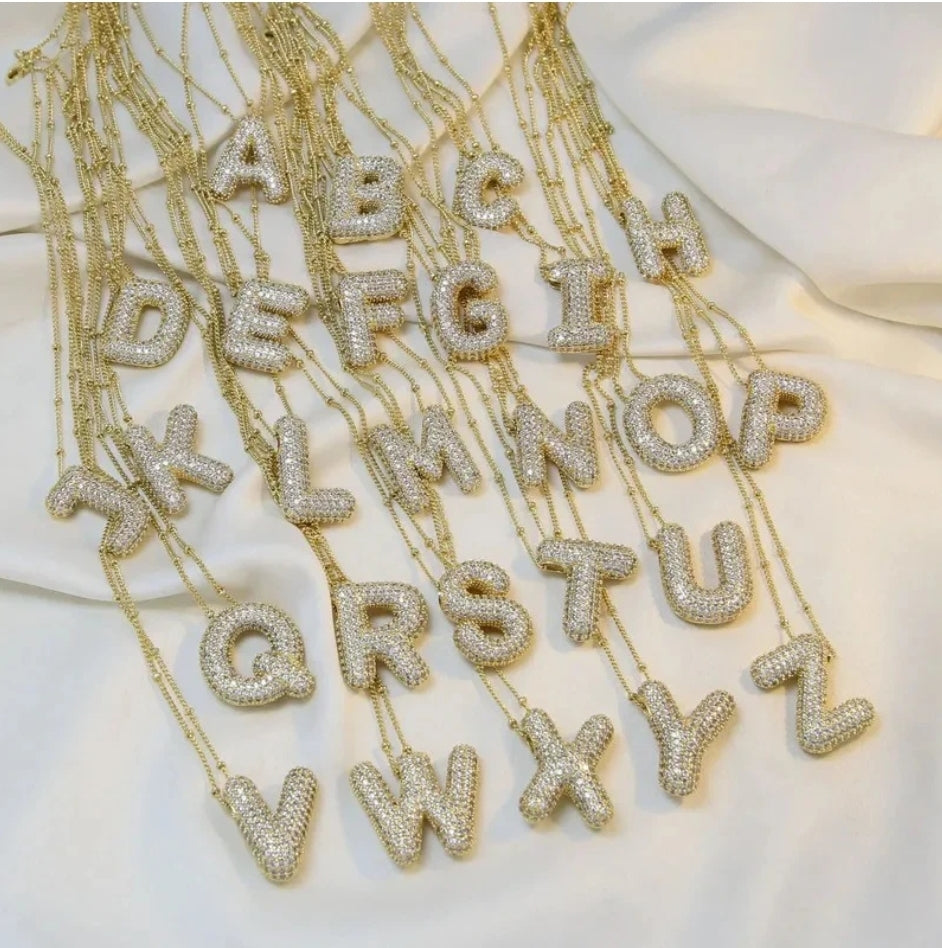 Letter Pendant Necklace