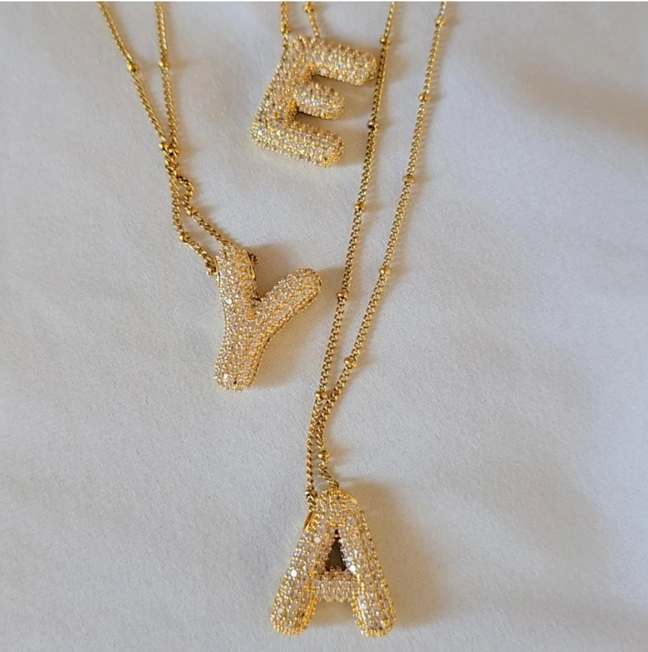 Letter Pendant Necklace