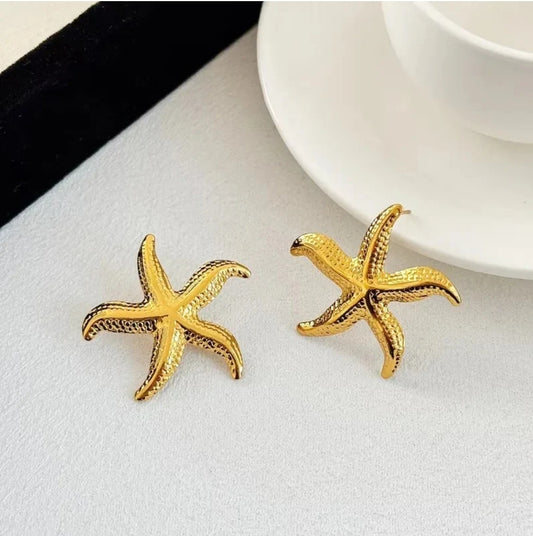 Pendientes de estrella de mar
