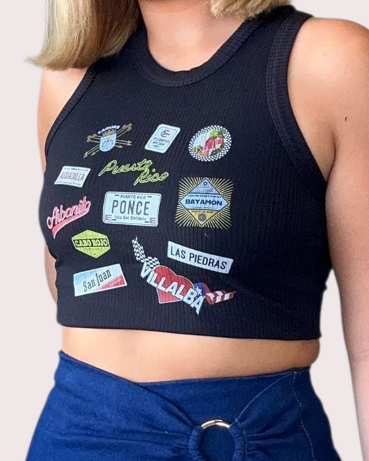 Camiseta sin mangas Pueblos PR