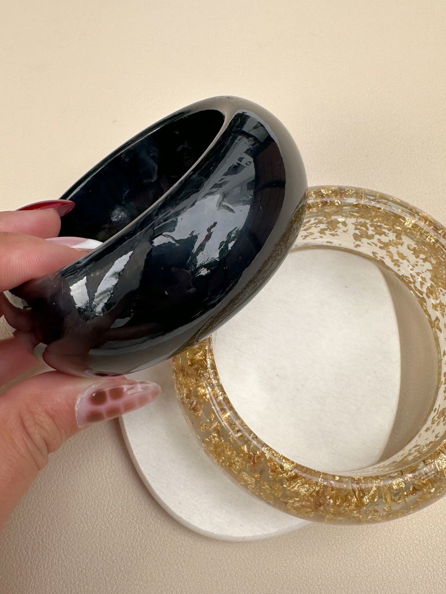 Acrylic Bangle Bracelets