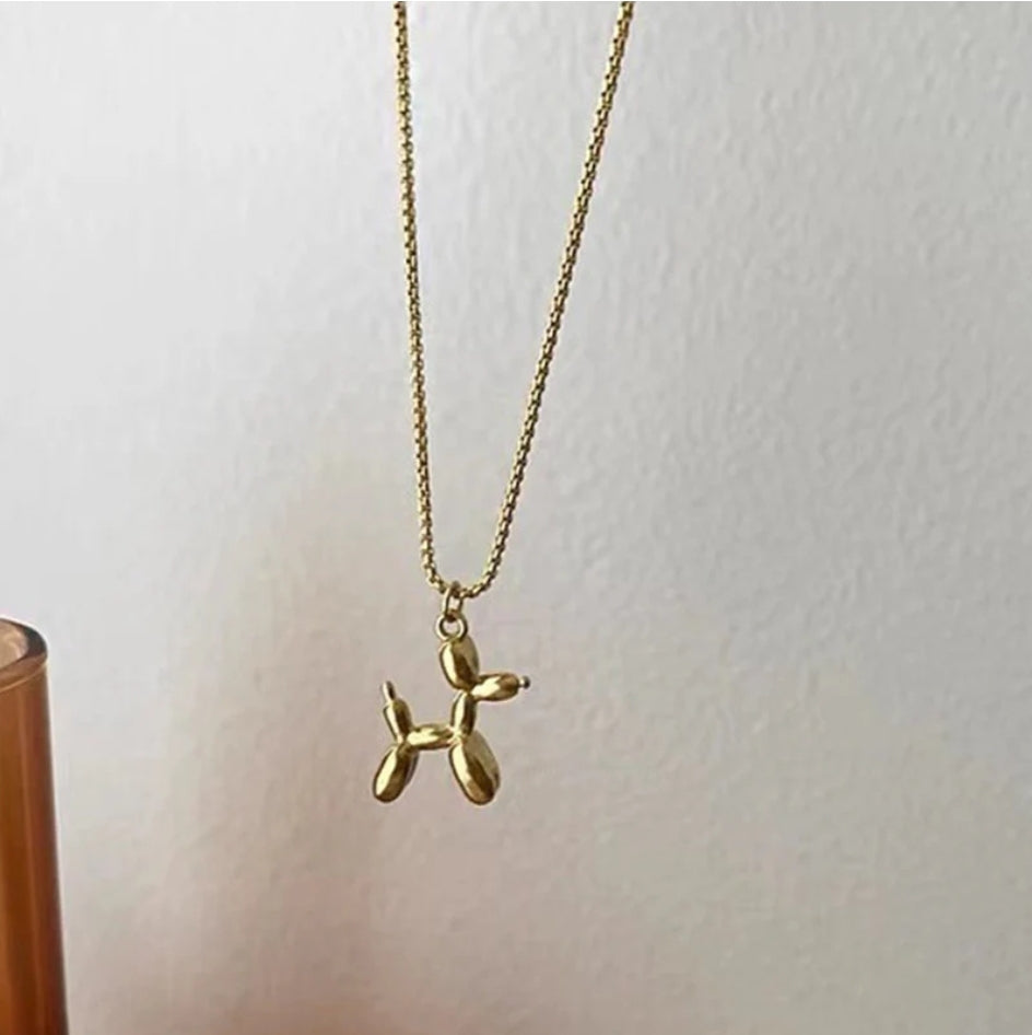 Balloon Puppy Necklace