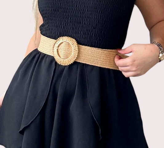Raffia Belt