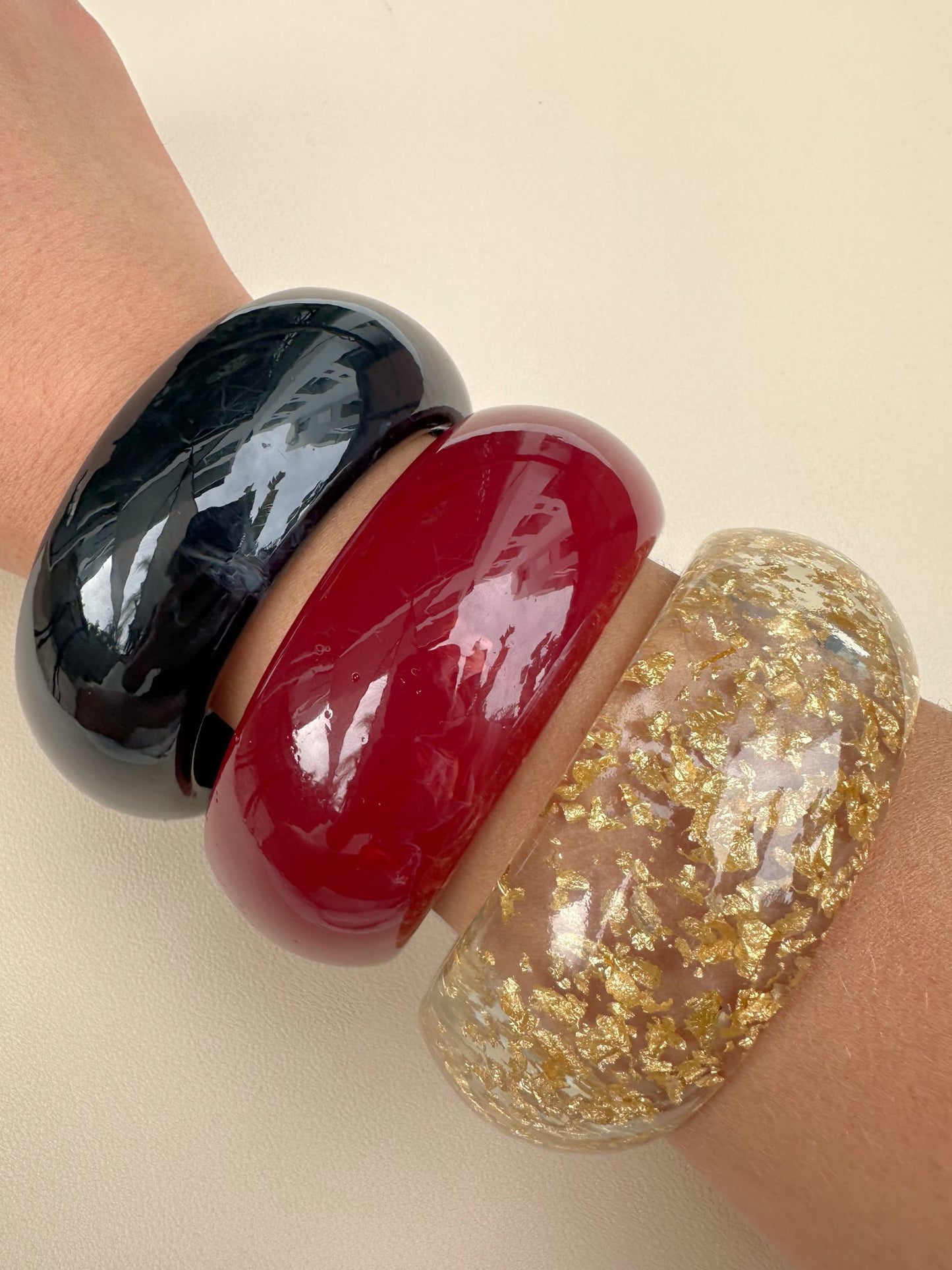 Acrylic Bangle Bracelets