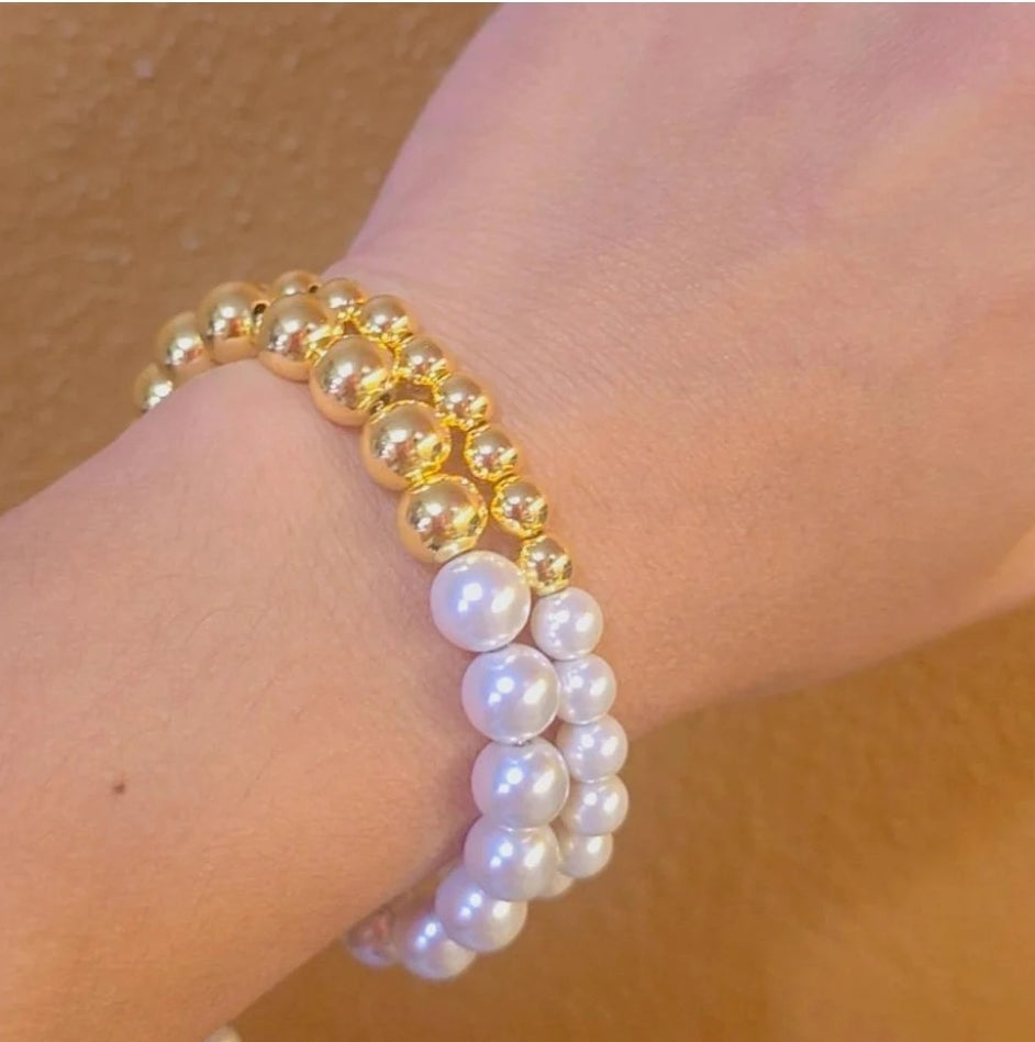 Adjustable Pearl Bracelet