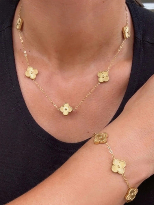 Gold Clover Set