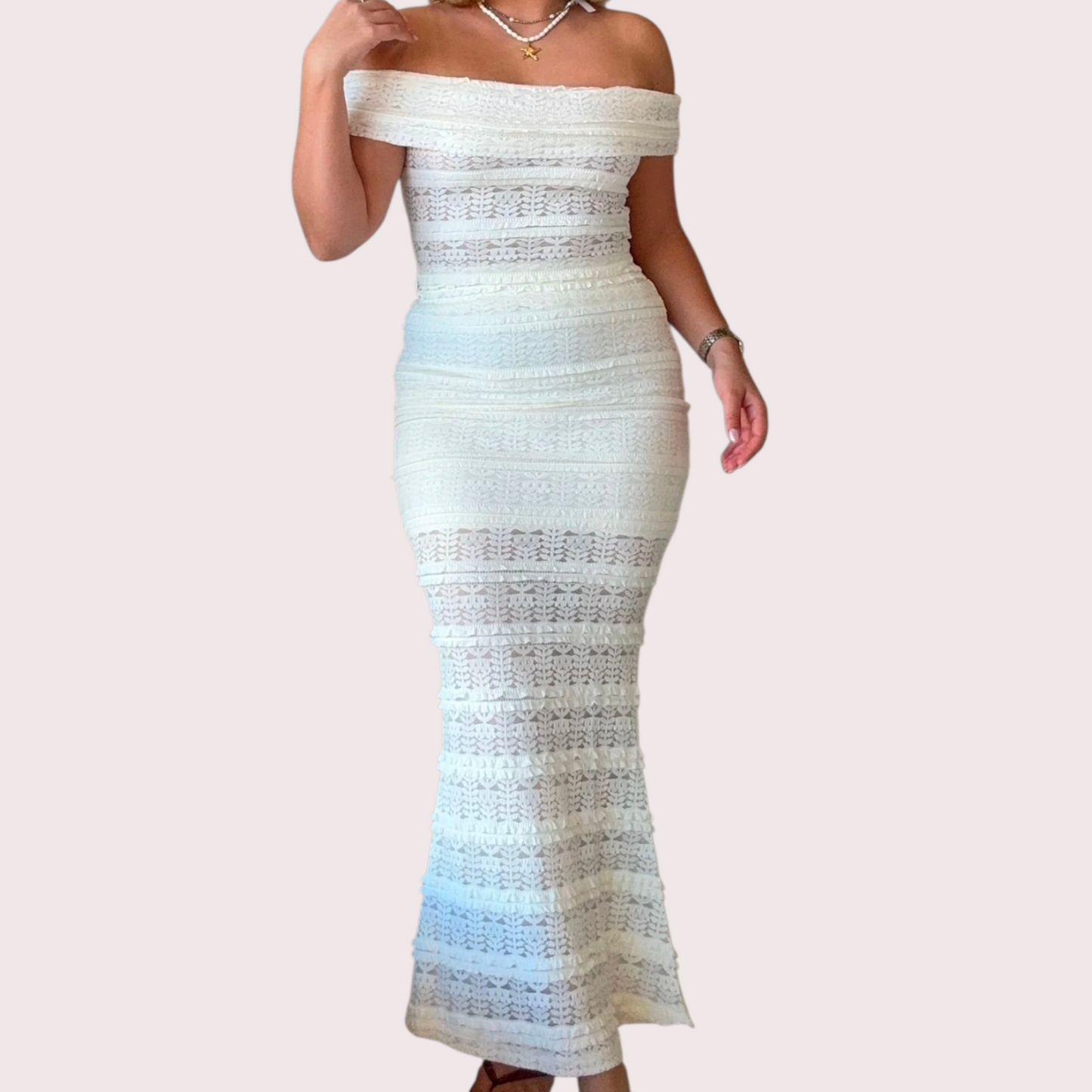 Elena White Tube Set