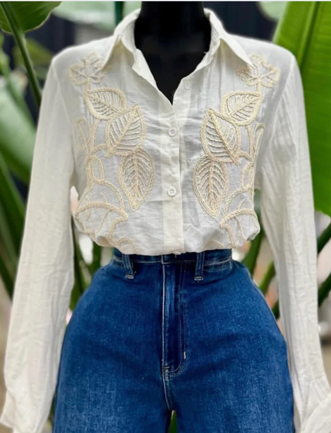 Vivian Leaf Blouse