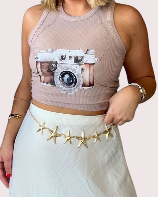 Camera Tank Top