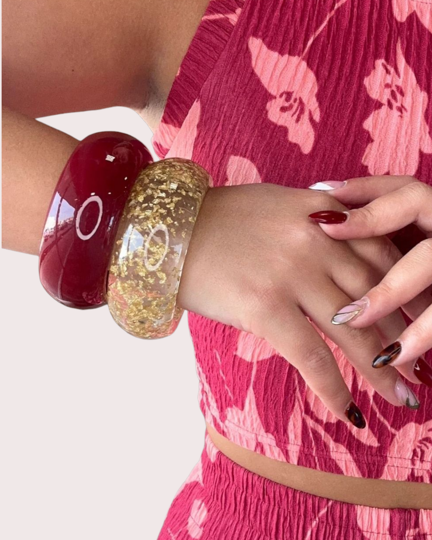 Acrylic Bangle Bracelets