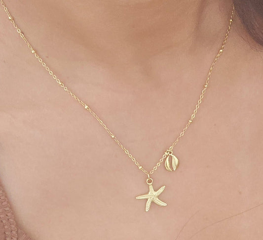 Starfish & Shell Summer Necklace