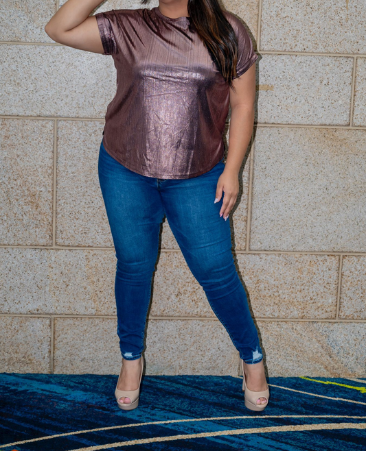 Lorena Metallic Top