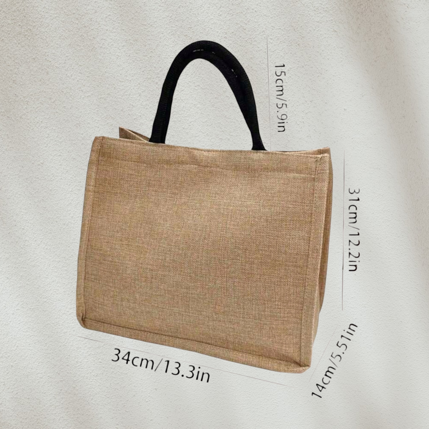 Initial Tote Bag Set