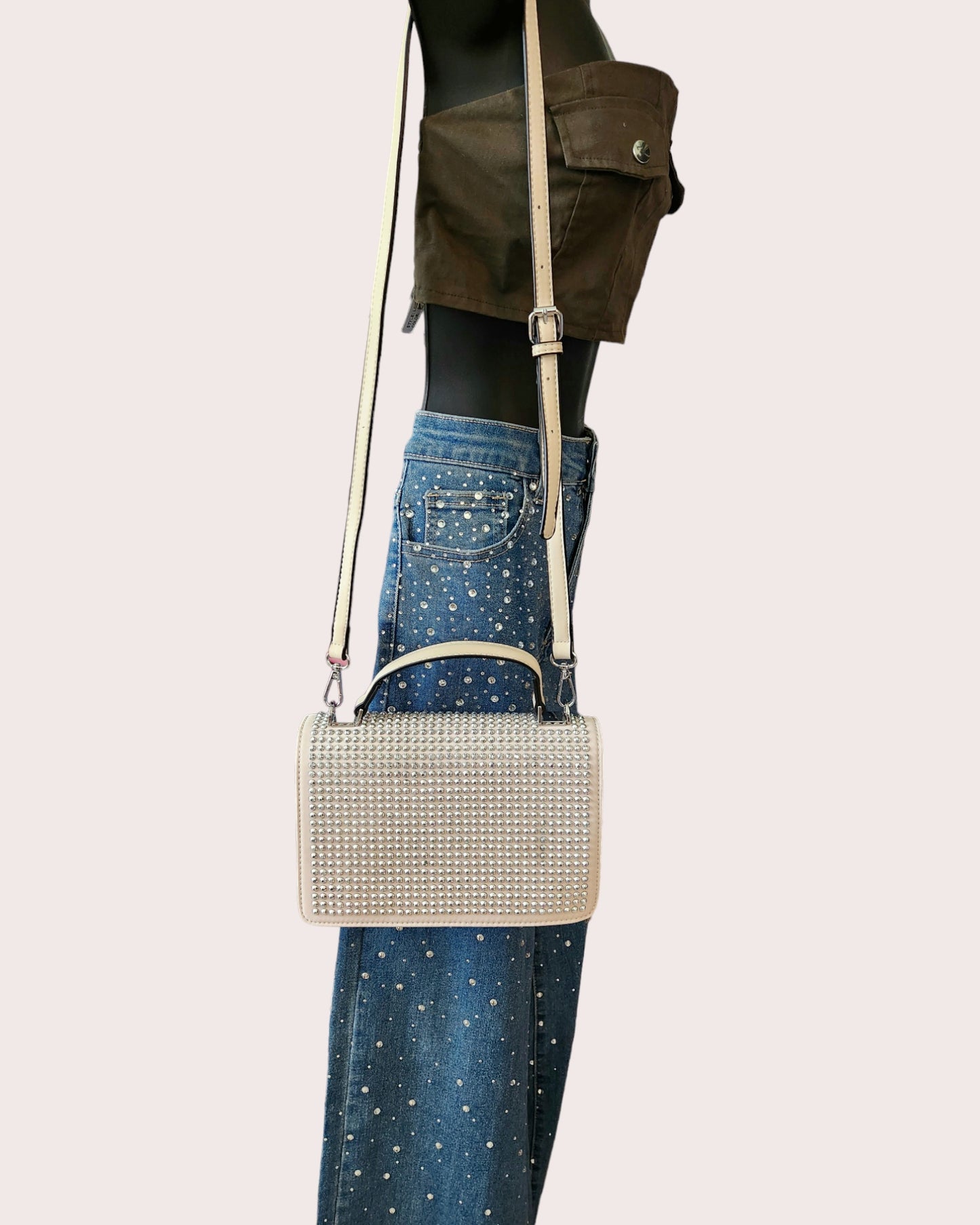 Studded Tote Bag