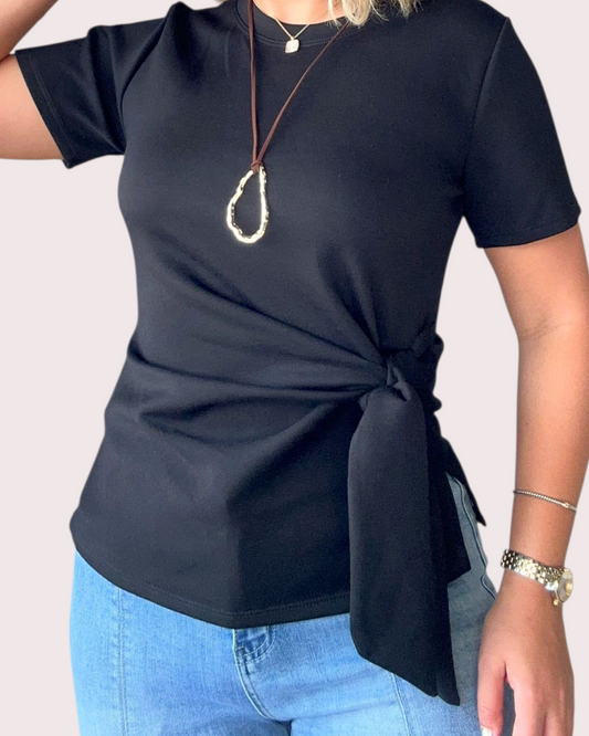 Liz Black Top