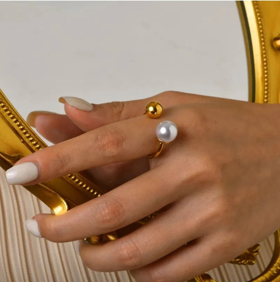 Pearl Golden Ring