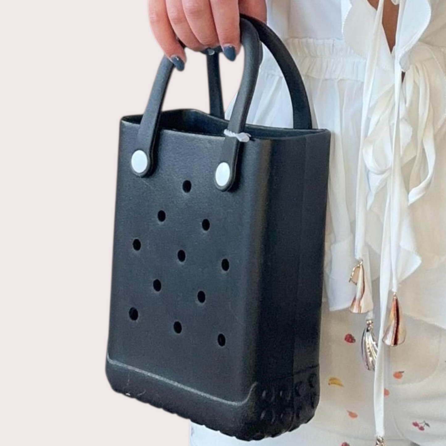 Lola Rubber Mini Tote Bag
