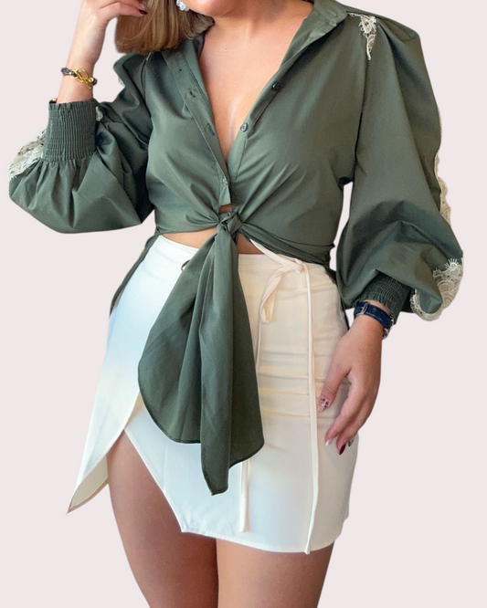 Amanda Olive Blouse