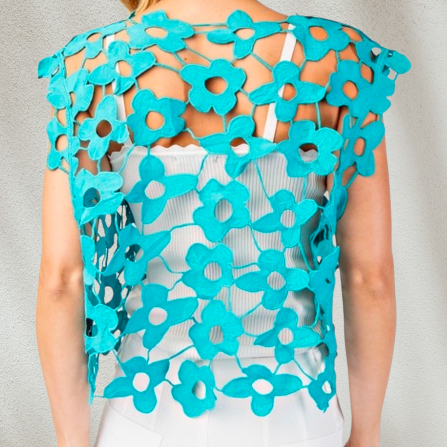 Liz Floral Lace Top