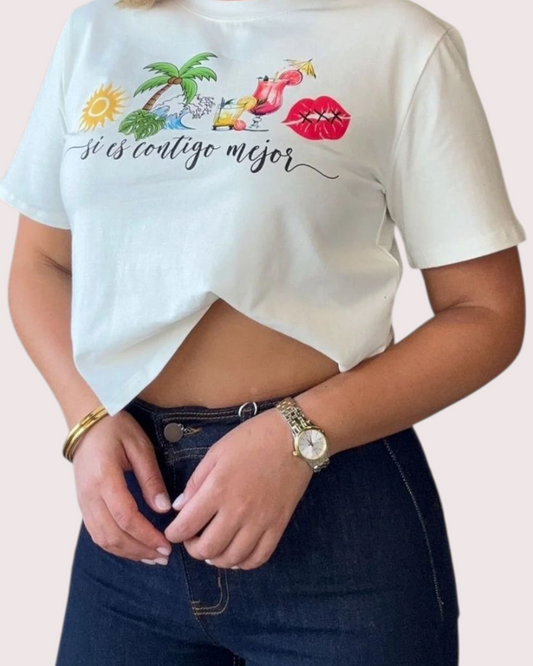 Si es contigo mejor T Shirt