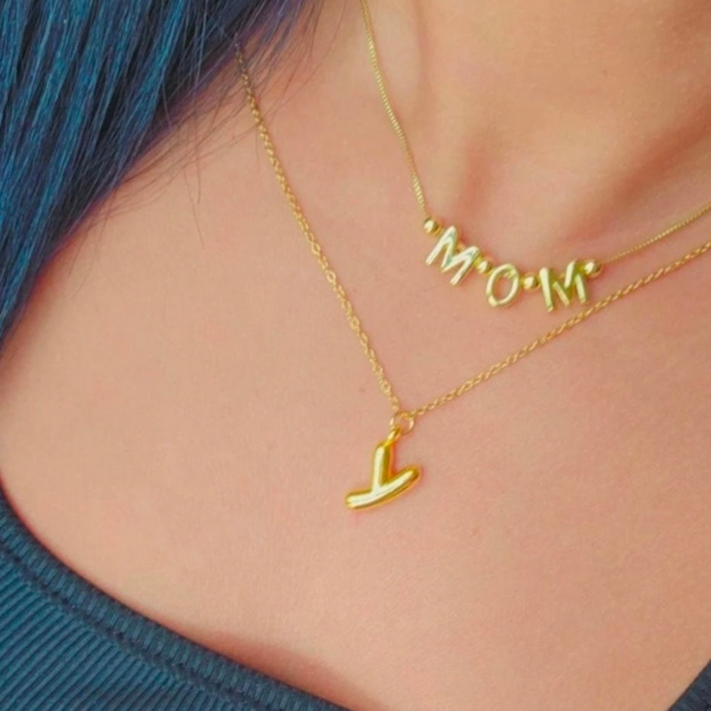 Balloon Letter Necklace