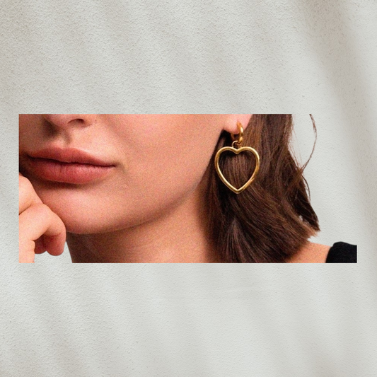 Heart Gold Earrings