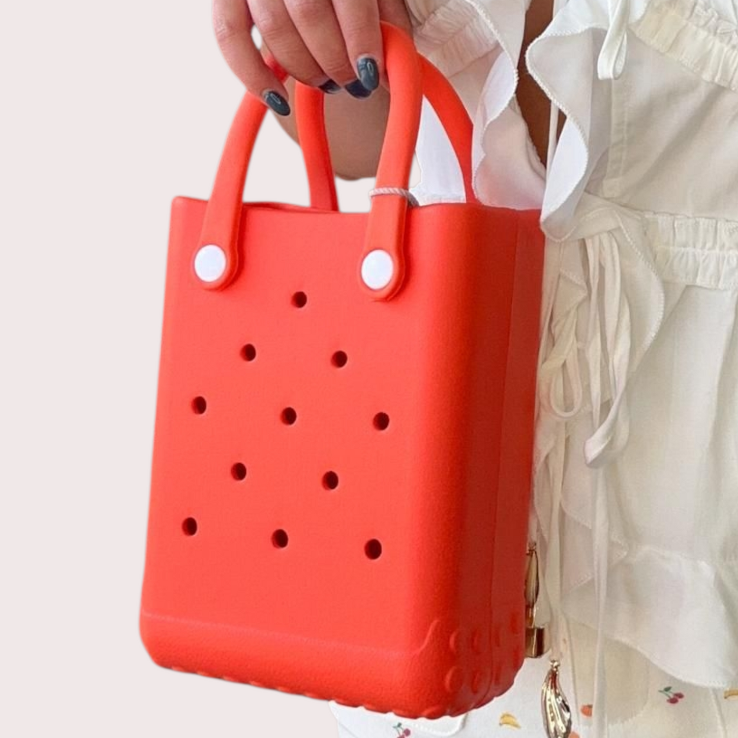 Lola Rubber Mini Tote Bag