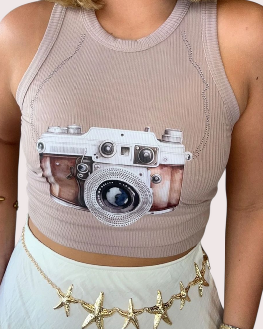 Camera Tank Top