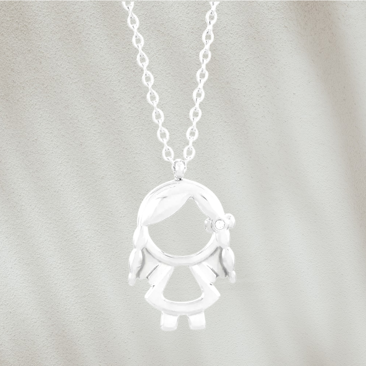 Collar infantil de plata