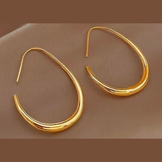 Chezy 18K Gold Hoops Earrings