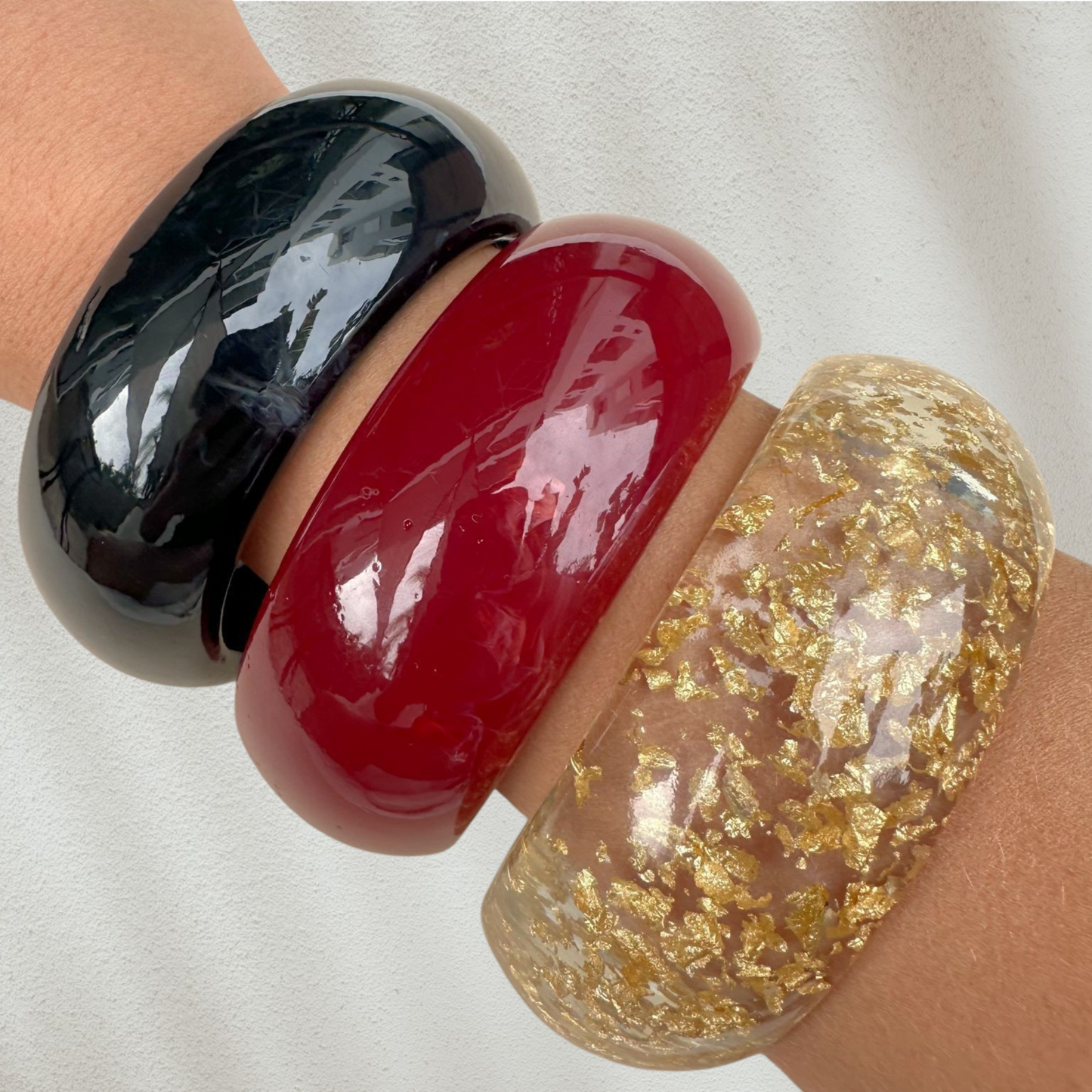 Acrylic Bangle Bracelets