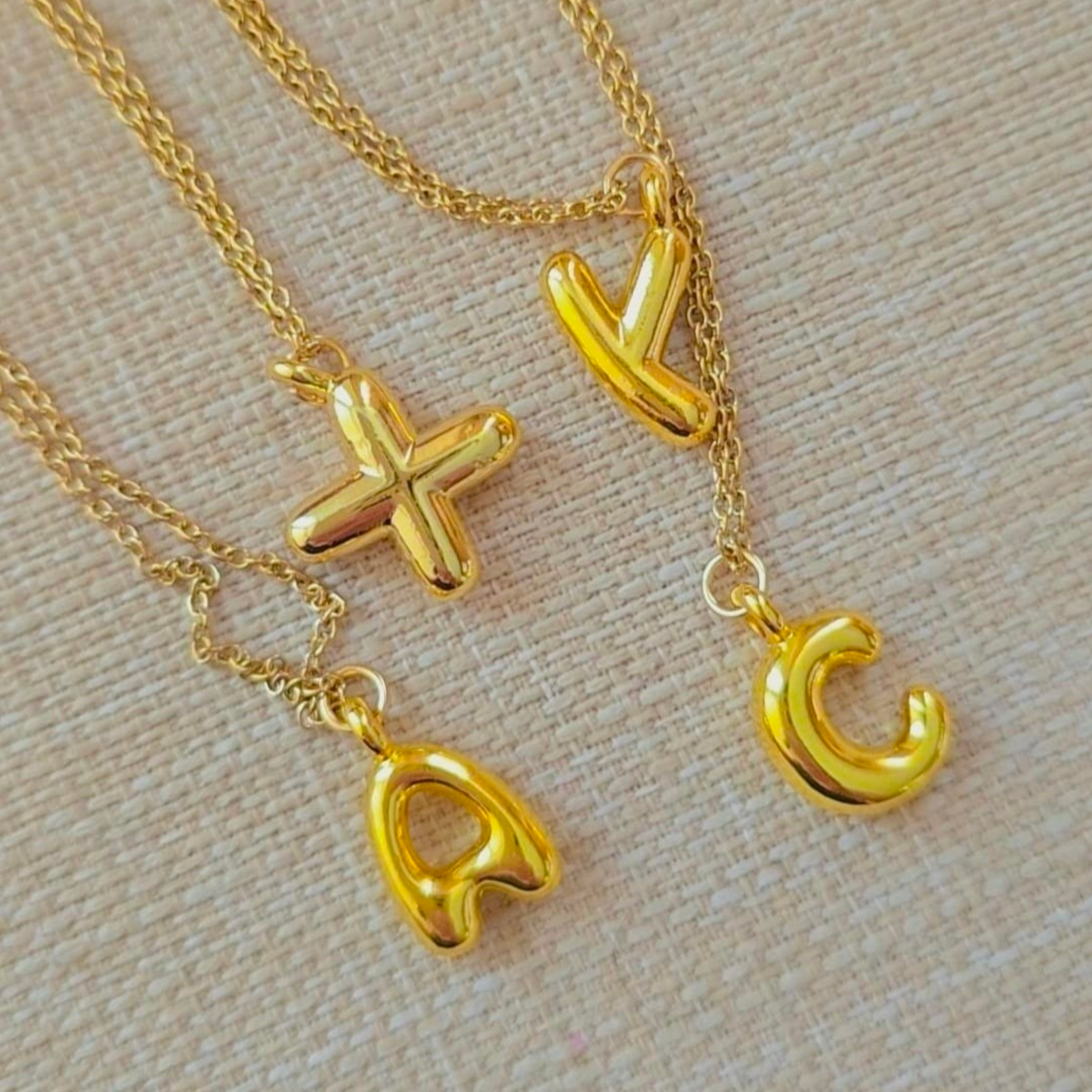 Balloon Letter Necklace