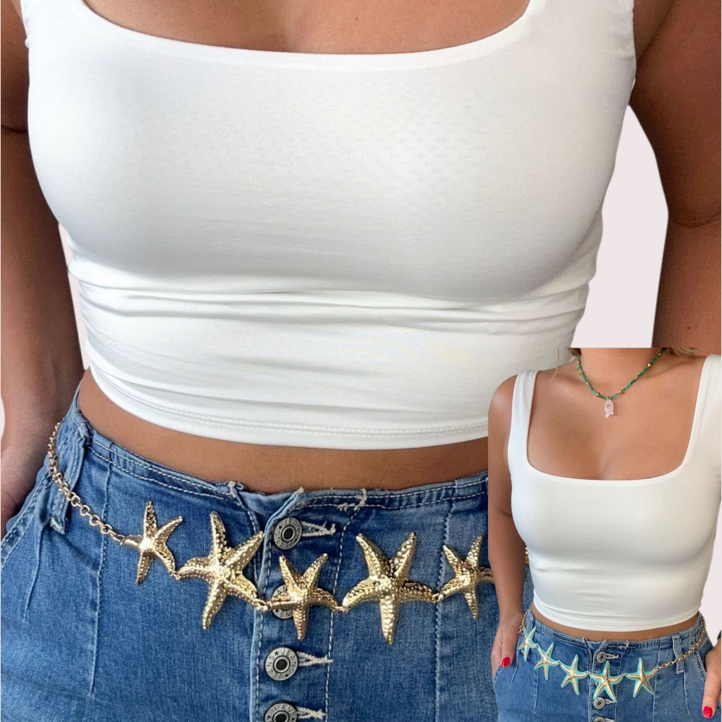 Starfish Chain Belt