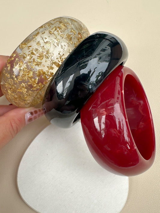 Acrylic Bangle Bracelets