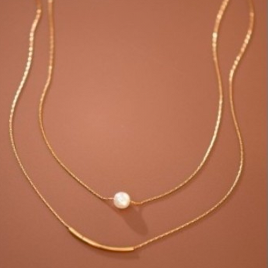 Ana 18K Gold Layer Necklace