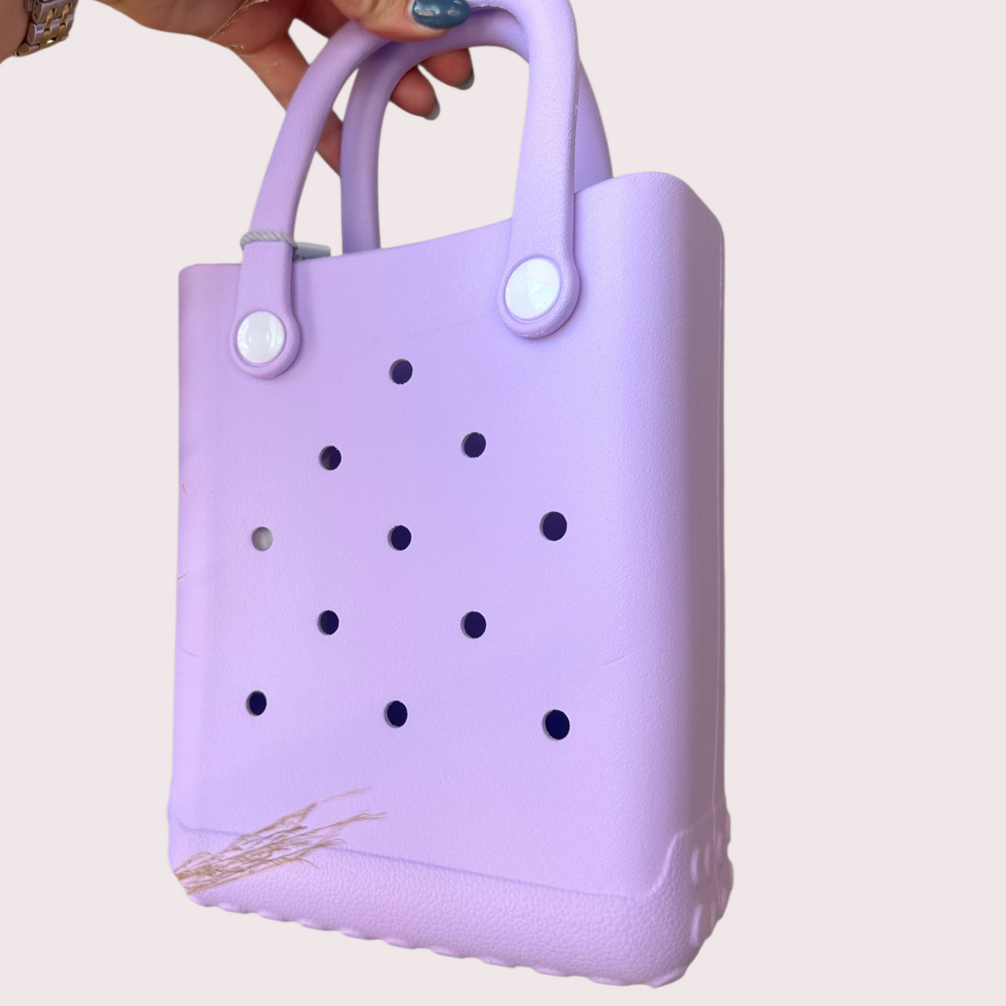 Lola Rubber Mini Tote Bag