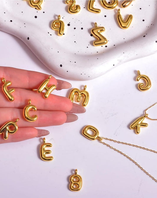 Balloon Letter Necklace