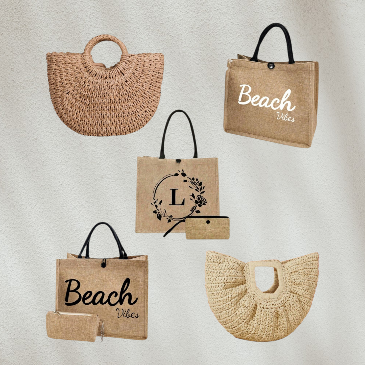 Bolso tote con vibras playeras