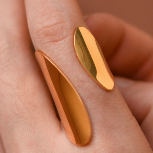 Dely 18K Gold Adjustable Ring