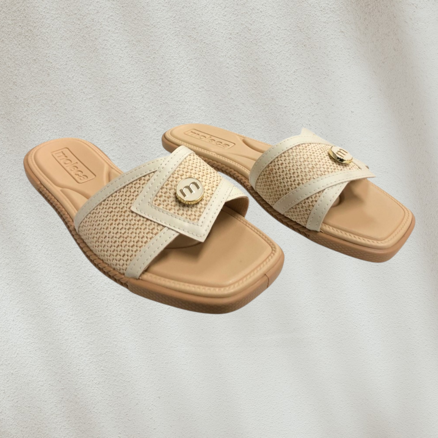 Moleca Flat Slide Sandals