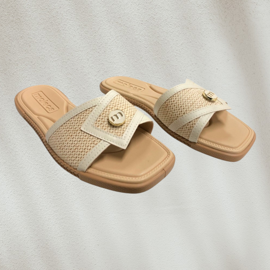 Moleca Flat Slide Sandals