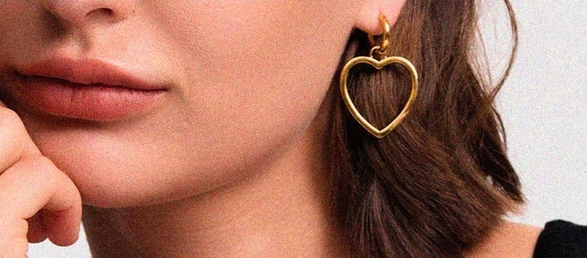 Heart Gold Earrings