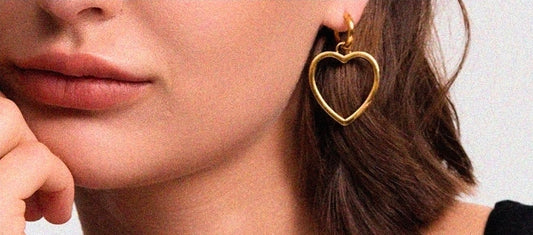 Heart Gold Earrings