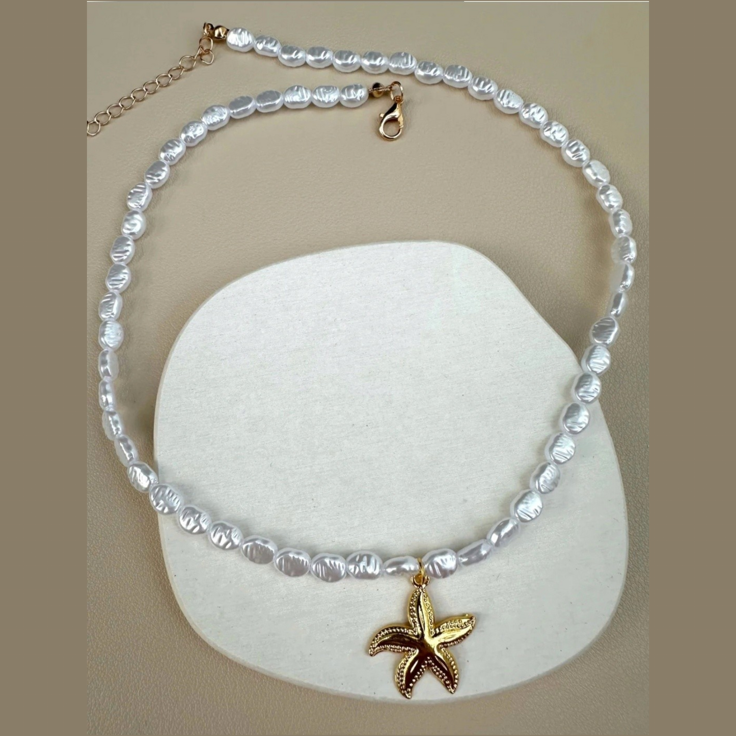 Pearl & Starfish Necklace
