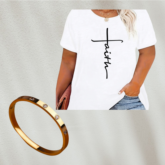 Bundle Shop The Look Básico Purple Curvy  - 2 Piezas A (1 Top + Accesorio)